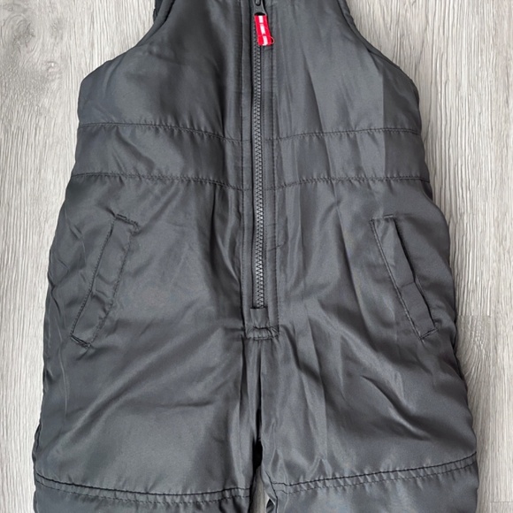 Osh Kosh B'gosh Toddlers Boys Girls Bib Ski Snow Suit Gray Overalls Size 3T - Picture 4 of 10